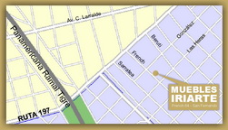 Muebles Iriarte - Mapa